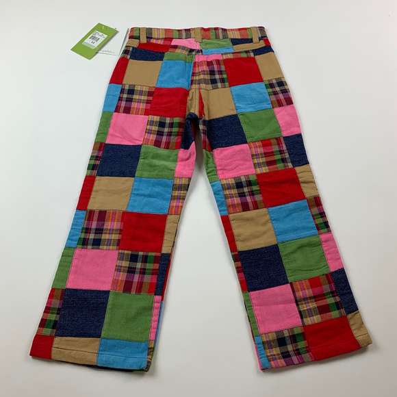 🔥KC ParkerPants Cropped Patchwrok Size 12 - Picture 2 of 8